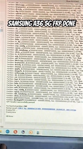 A36 5g Frp 🔥 Android 16 All tool not working online not supported 🔥by Easy Jtag Box 📌