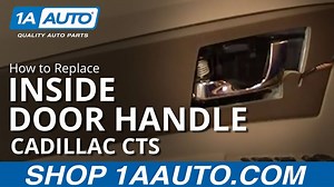 How To Replace Broken Inside Door Handle 2003-07 Cadillac CTS
