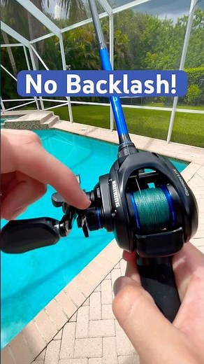 How to use a Bait Caster! (NO Backlash) 🔥