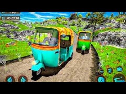 Tuk Tuk Auto Rickshaw Offroad Adventure | Crazy Mountain Driving Gameplay