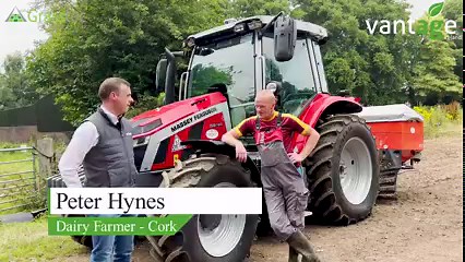 7.1K views · 114 reactions | We catch up with Peter Hynes to discuss how he is getting on with his GFX350 with his new Massey 5s. Peter farms alongside his family milking 180 cows on a spring calving grass-based system. Peter uses his GFX350 to improve efficiency and reduce nitrogen spread on their farm. Cork Farm Machinery Ltd KUHN Center Ireland Trimble Agriculture - UK & Ireland | Grasstec | Facebook