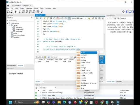 #New Database Create for Name ( College ).