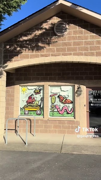 Enhancing Classroom Windows with Bug Art