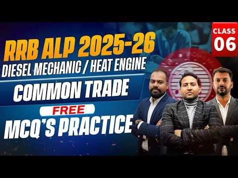 RRB ALP 2026 Diesel Mechanic & Heat Engine Classes | RRB ALP Diesel Mechanic Preparation | ALP CBT 2