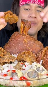 Mukbang tayo ng Crispy Chicharon Bulaklak , Crispy Pata , Crispy Pork Jowls , at Balut! #food #eat #eating #mukbang #crispy #pork #chicharon #newyear #2024 | Sino Si Richard