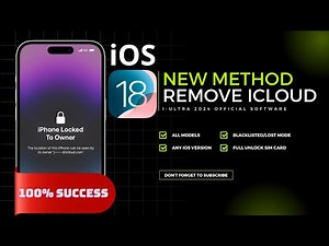 (NEW METHOD FOR IOS 18) REMOVE The Activation Lock on iPhone Locked To Owner | Removal Apple Account