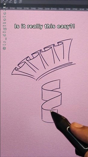 This method really is too simple!! 😯#digitalart #shorts #drawing #art #digitaldrawing