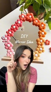 Idea para decorar tu espejo ✨💗 #diy #manualidad #ideas #reelsviral #mariabolio | María Bolio