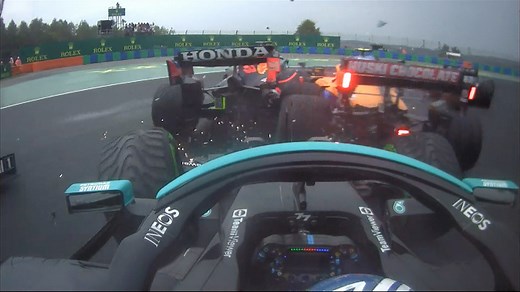 2021 Hungarian Grand Prix: Bottas sparks multiple crashes in dramatic race start