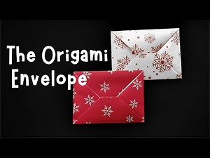 How to Make an Origami Envelope 💌- Easy Paper Envelope Tutorial