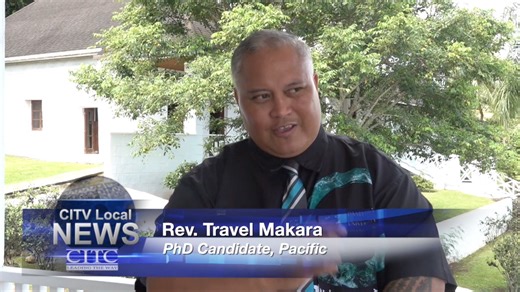 CITV Local News Monday 26 January 2026. Rev. Travel Makara, a Cook Islands Christian Church Minister, has successfully completed his Master's of Theology degree at the Pacific Theological College now known as the Pacifica Community University in Fiji. Rev.Makara along with his wife and son were sent to Fiji by the Cook Islands Christian Church Executive Committee to take up the two year scholarship in 2023. He graduated with flying colors in 2024, and is now taking up another challenge in pursui