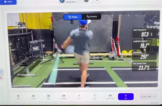 This dude can smash a ball ‼️ #rapsodo | Coach Ulrey Hitting