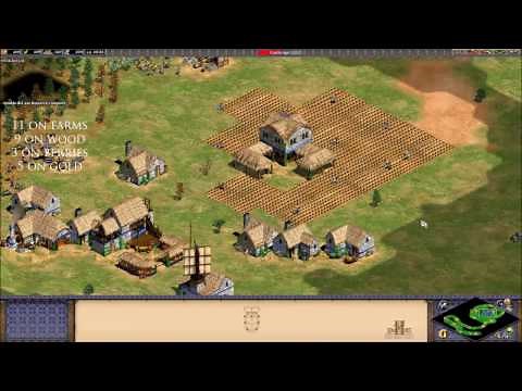 AOE2: Fast Castle step-by-step build order