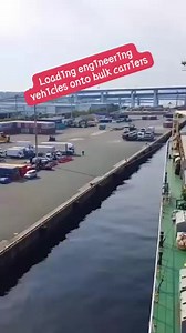 22 reactions · 24 shares | Loading engineering vehicles onto bulk carriers#seaman #shipping #seafarer #vessel #northpacificocean #pacificocean #workinprogress #cargoship #maritime #containership #ship #worldwideshipspotting #contenedores #aguasturbias #bilgewater #marrevuelto #oceanopacifico NORTH PACIFIC OCEAN  | Adefioye Bamidele Afeez | Facebook