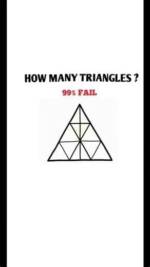 How Many Triangles Challenge 🔺 | Brain Test