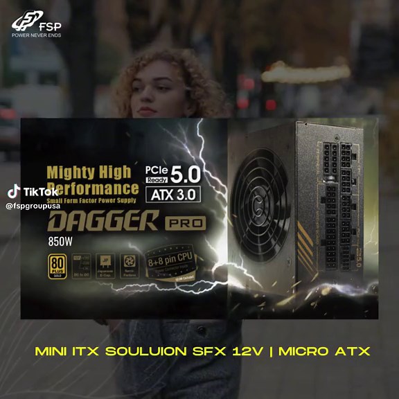 Check out the Dagger Pro PCI-E Gen5 Series Computer power supplies.........if you're looking to save space in your new custom PC rig.#psu #itx #mini
