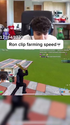 Ron clip farming speed💀 #stableronaldo #speed #fortnite #fyp #faze