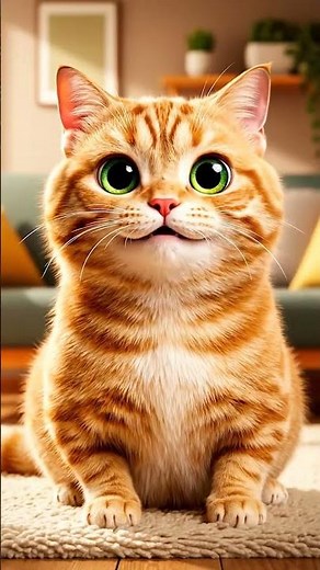Realistic → Cartoon Cat Transformation 🐱✨ AI Animation