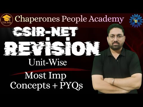 Unit-wise revision le-02 | Concepts + PYQs | CSIR NET Life sciences | Dr. Ajit Rai
