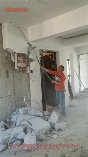 Genius Concrete Formwork Removal! 🛠️ Soft Hammer Technique Saves Time & Money