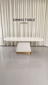 3.5K views | Light, bright, and beautiful. This ceramic top dining table is the ideal centerpiece with its clean and soft surface ️ Dining Table 301222 | Furniture Republic | Facebook