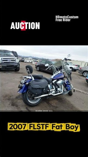 Аукционный Harley Davidson FLSTF Fat Boy 2007 #fatboy
