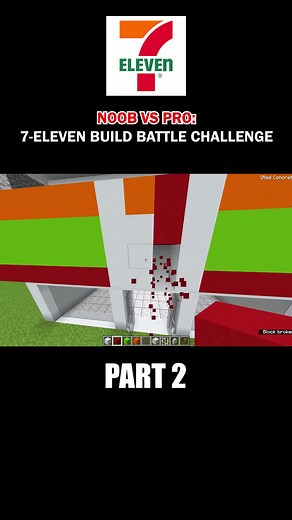 7-Eleven Build Challenge in Minecraft Tutorial