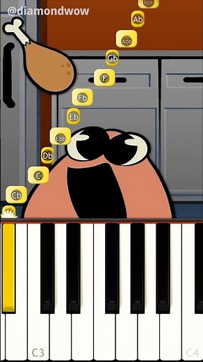 My Pou transformed into a Monster! @DiamondWoW - Piano Duet
