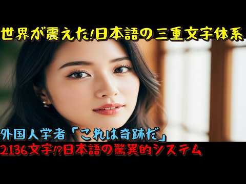 【衝撃】スペイン人学者が発見した日本語の「三重文字体系」という奇跡…世界で唯一の言語システムに海外が驚愕!