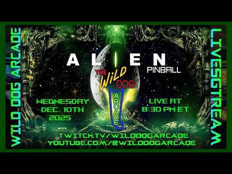 Alien pinball live! Sun, Dev 10th, @ 8:30 pm ET