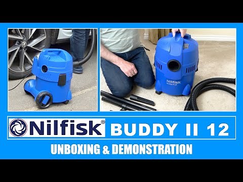 Nilfisk Buddy II 12 Wet & Dry Vacuum Cleaner Unboxing & Demonstration