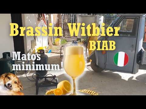Brassin Witbier improvisé en Italie 🍺🍝🤌