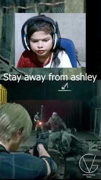 stay away from ashley RE 4 remake gameplay #shorts