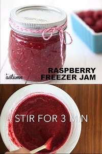 If you've never made homemade jam, you're missing out! It's SO GOOD and super easy to make. Get all my tips here: https://www.itsalwaysautumn.com/make-easy-delicious-homemade-raspberry-freezer-jam.html | It's Always Autumn