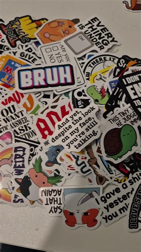 I love my stickers #southcentralpabrazilianwax #hanoverpa #brazilianwaxyorkspringspa #KaylaTheWaxtician #stickers