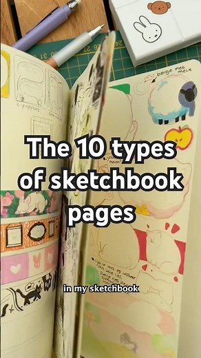 Does your sketchbook have these? #sketchbook #artprocess
