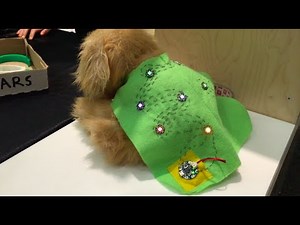 Arduino GEMMA dog vest by 4 Paws Wearables at Maker Faire New York 2015