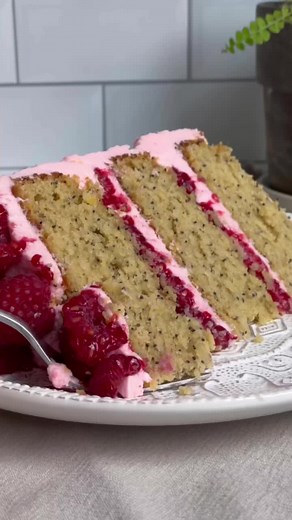 Gluten-Free Raspberry Lemon Almond Poppy Seed Cake Recipe