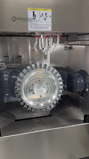 Professional custom processing, providing a one-stop solution for rapid prototyping and on-demand production.#5axismachining #turbomachinery #newenergyvehicles #rapidprototyping #cncmachine