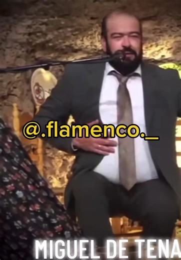 Un grande Miguel de Tena #flamenco #cante #guitarra #tangos #fandangos
