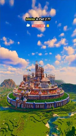 Minecraft Most Satisfying Fantasy Build 👑🏰 - Epic Timelapse #minecraft #shorts