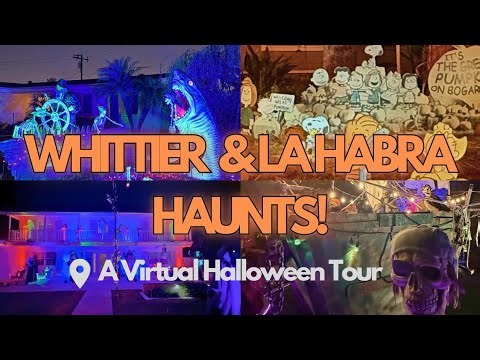 Whittier & La Habra Halloween Tour 2025! Bogardus, Lisco, Arbolita & More! | SoCal Home Haunts