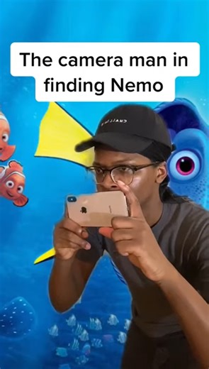 How long can you hold your breath? 😮‍💨🌊 Cameraman from Finding Nemo be like: too long 🎥🐟😭🔥