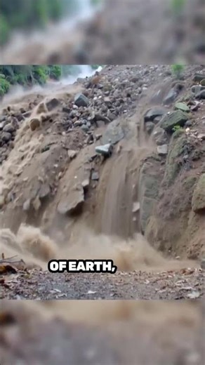 The Terrifying Power of a Landslide #randomfacts