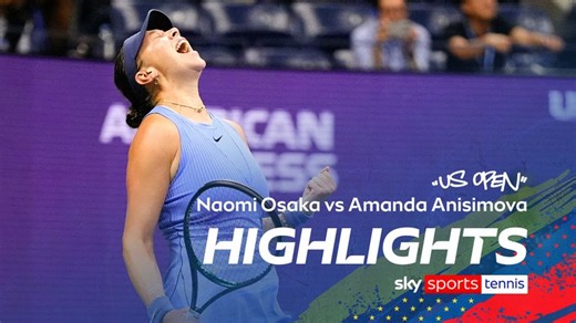 Naomi Osaka vs Amanda Anisimova | US Open highlights
