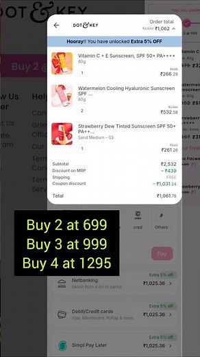 dot and key sale use code ISHITAGOEL #dotandkey #sale #skincare #discount