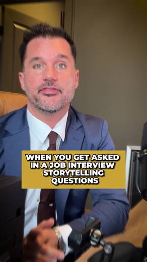 When you get asked in a job interview storytelling questions 📖 Follow for proven executive interview and career strategies that help you stand out and win offers! #careercoach #careerconsulting #jobinterview #jobquestions #executivejobs