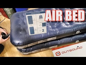 OUTBOUND SINGLE AIR BEDS inflate and deflate 500 lb capacity for camping or company | COLEMAN AP