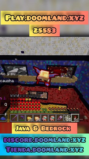 Play.doomland.xyz:25583 | Java Y Bedrock #doomland #foryou #minecraft #parati @DoomLand