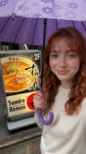 Hokkaido’s Legendary Miso Ramen! 🍜 Sumire in Sapporo #Hokkaido #Sumire #Ramen #JapaneseFood #Sapporo
